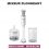 Bosch MSM66020 600W – Gris/Blanc Mixeur plongeant